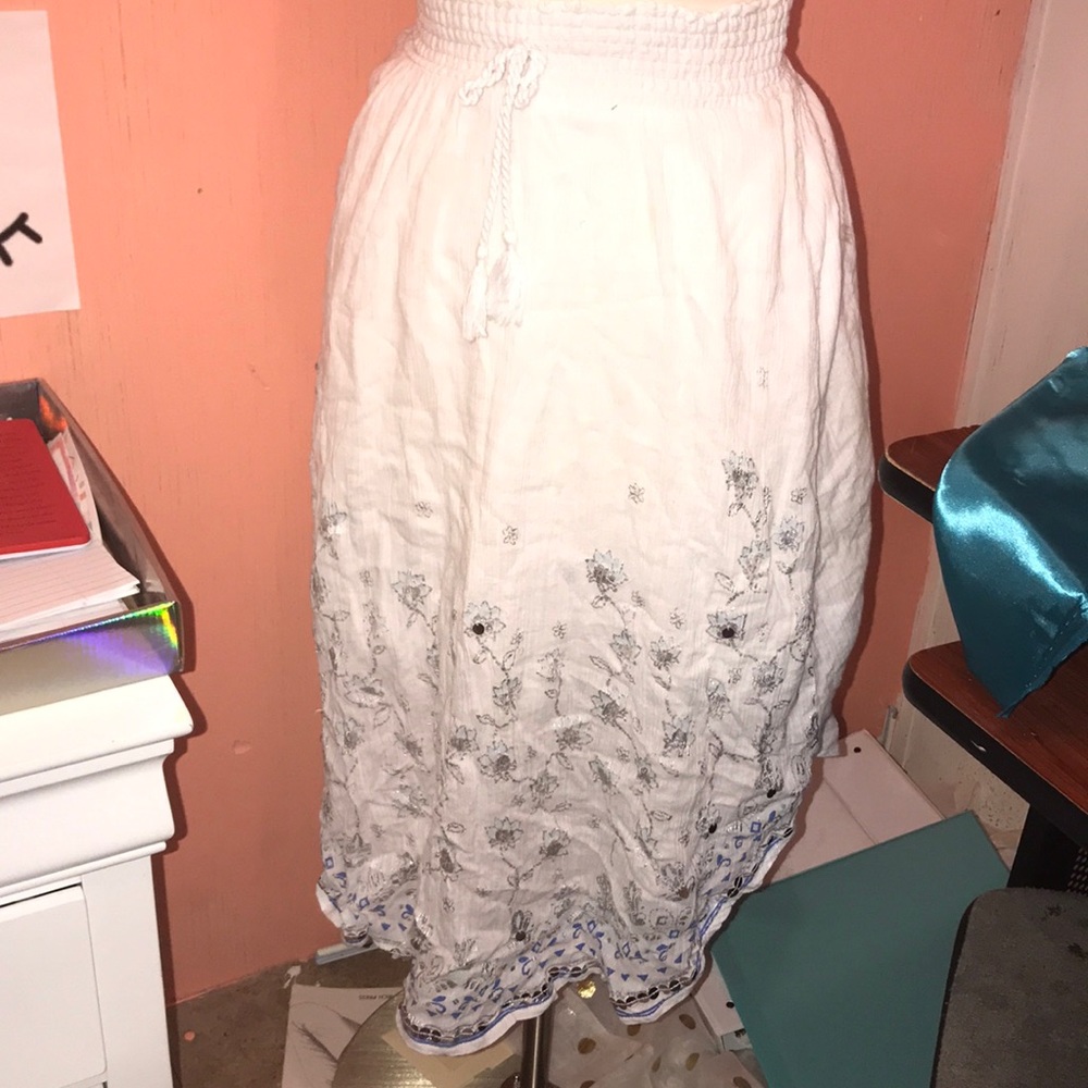 Floral Long Skirt